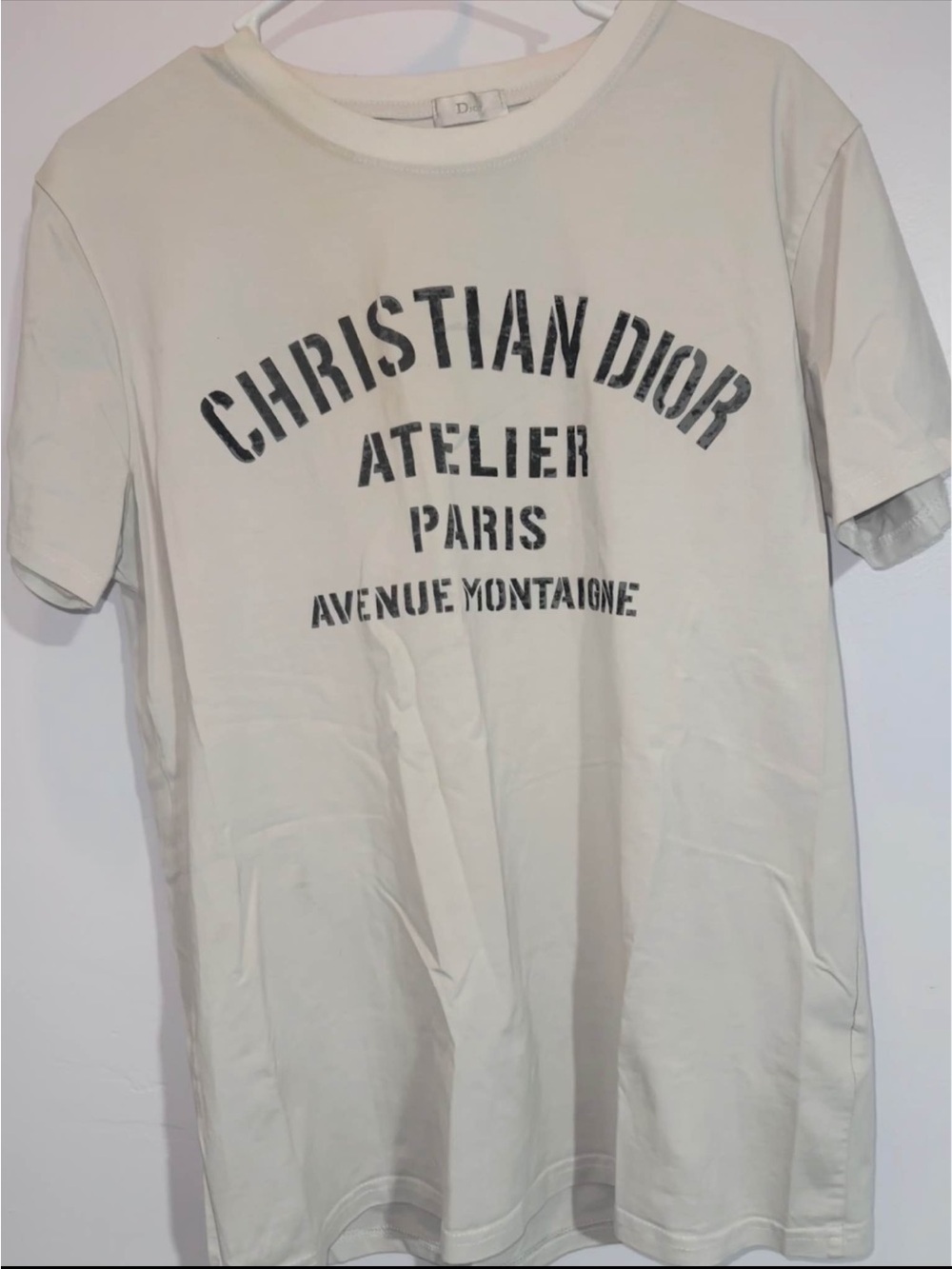 Dior Men’s White Graphic Logo T-Shirt